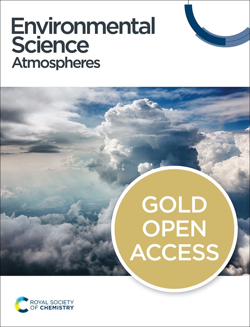Environmental Science Atmospheres cover image