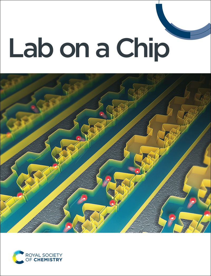 Lab on a Chip journal front cover